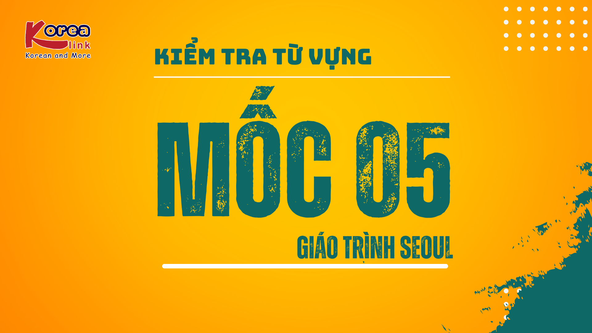 KIỂM TRA TV SEOUL MỐC 5